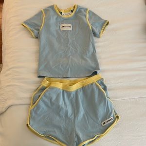 New Balance x Staud matching set